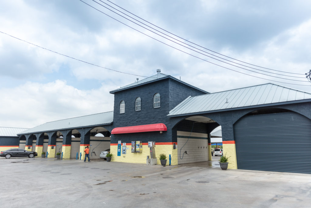 navy blue car wash